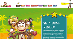 Desktop Screenshot of macakids.com.br
